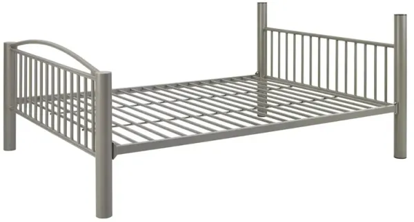 Powell Heavy Metal Pewter Full Over Full Bunk Bed