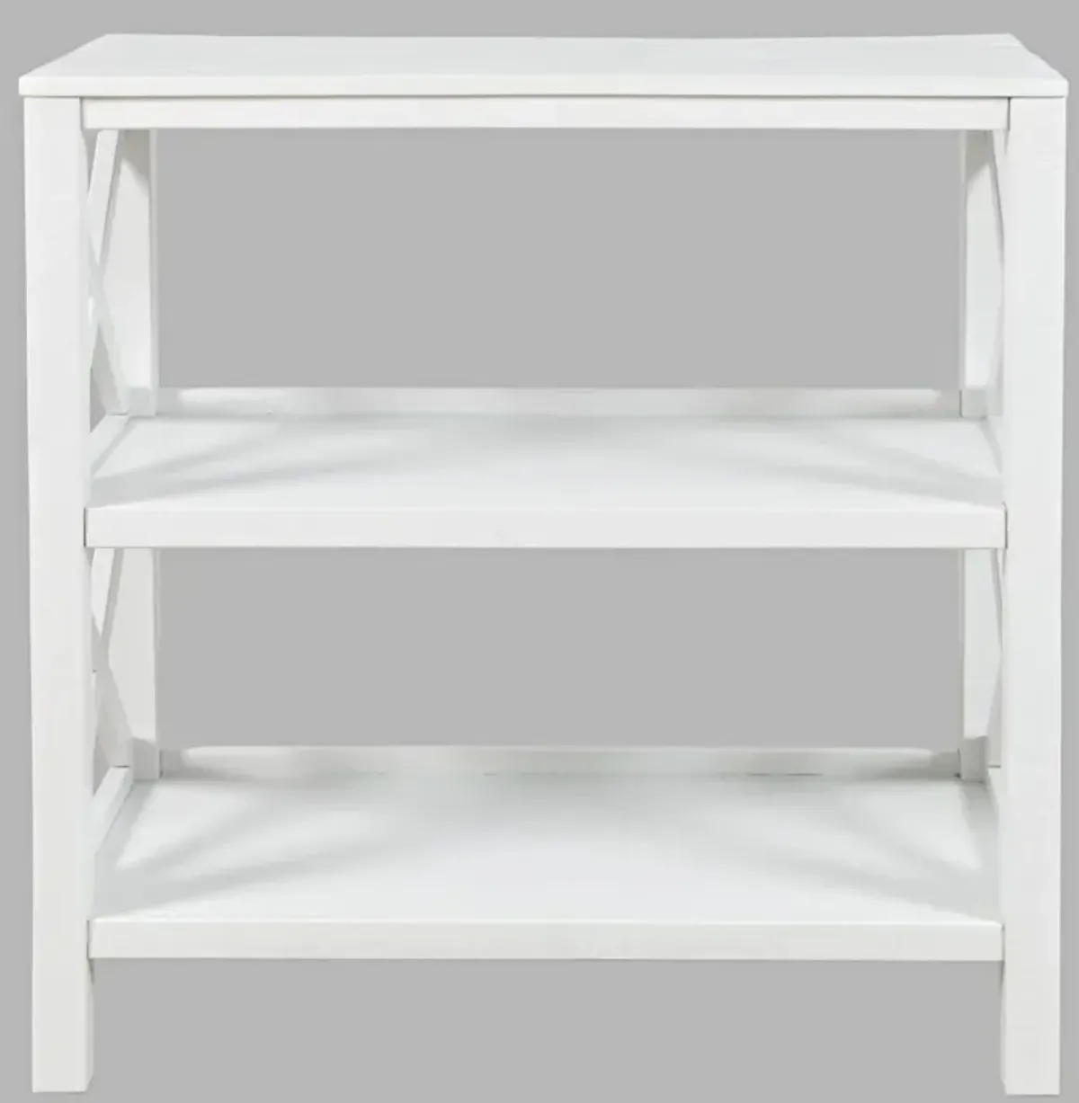 Jofran Bridgehampton White Bookcase