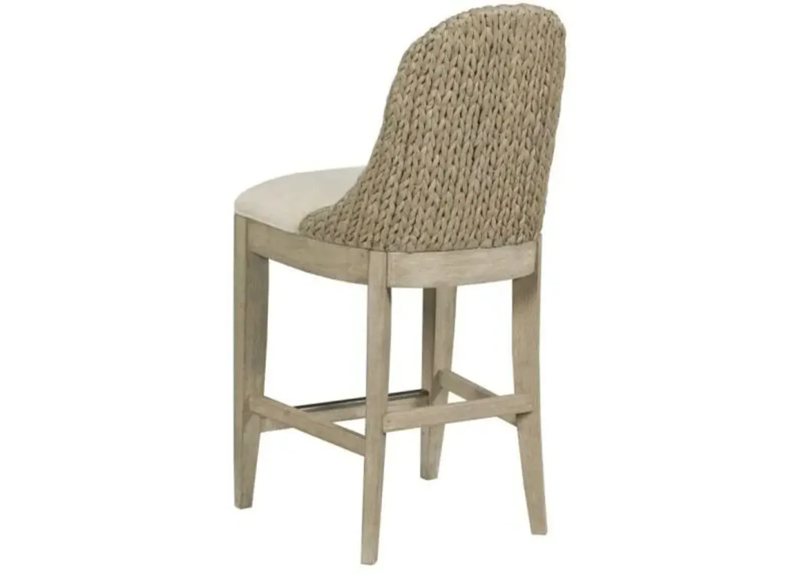 American Drew Vista Oyster Boca Woven Stool