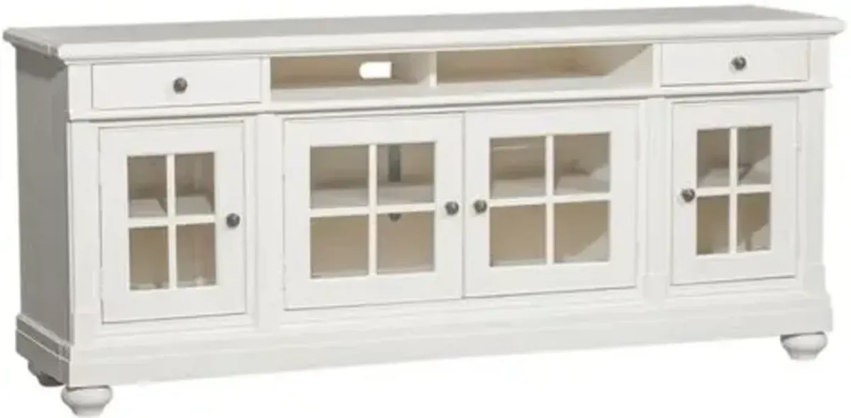 Liberty Furniture Harbor View Linen 74 Inch TV Console