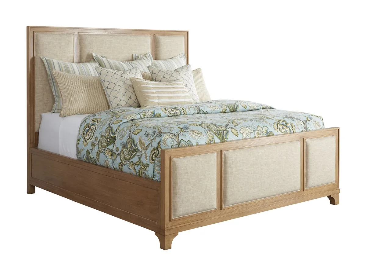 CRYSTAL COVE UPHOLSTERED PANEL BED 6/0 CALIFORNIA KING NEWPORT