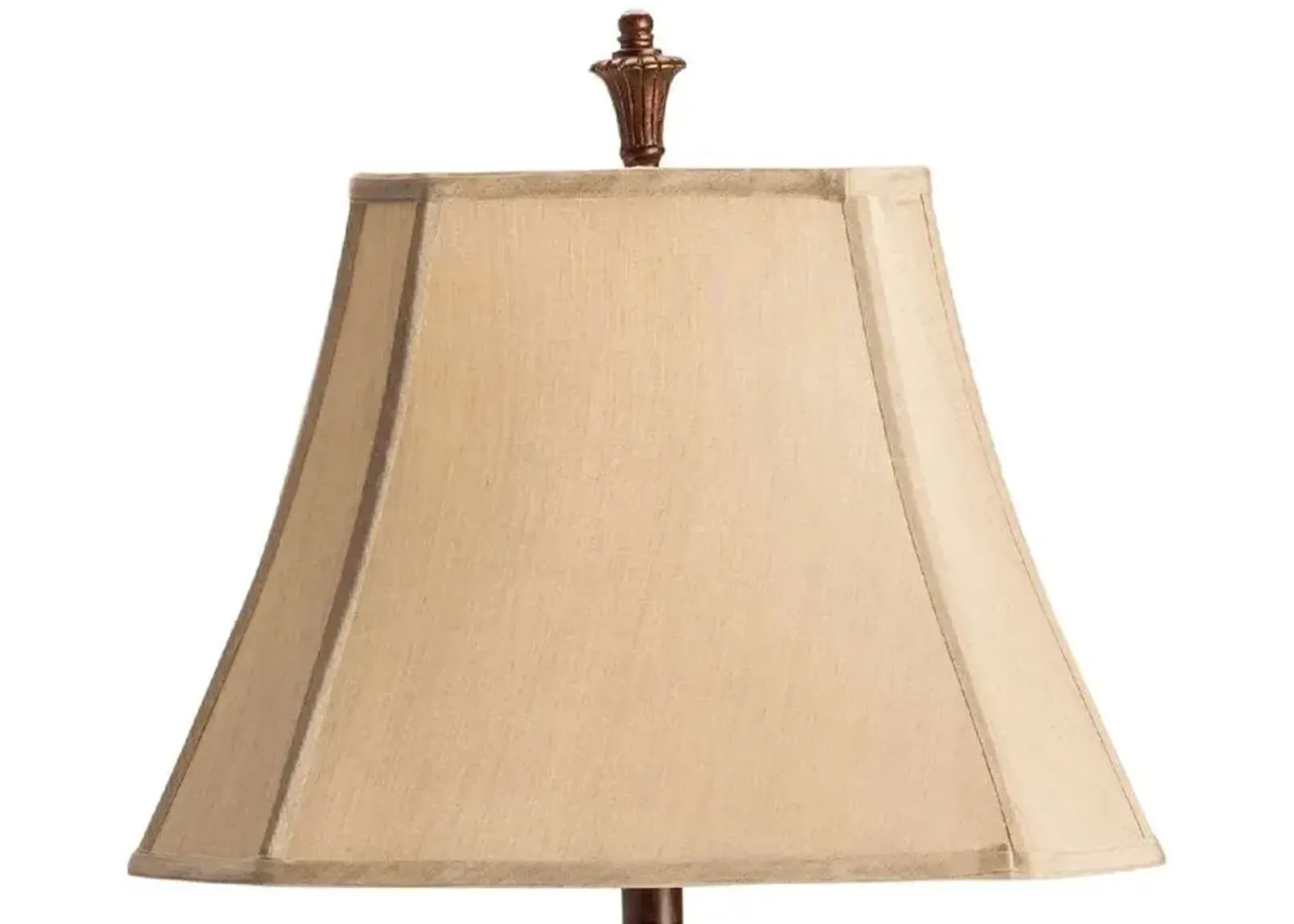 Crestview Clayton Garnet Red & Gold Table Lamp