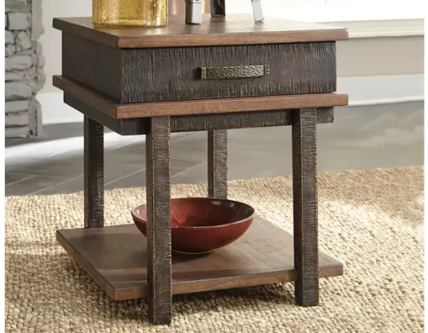 Ashley Stanah Two-Tone End Table