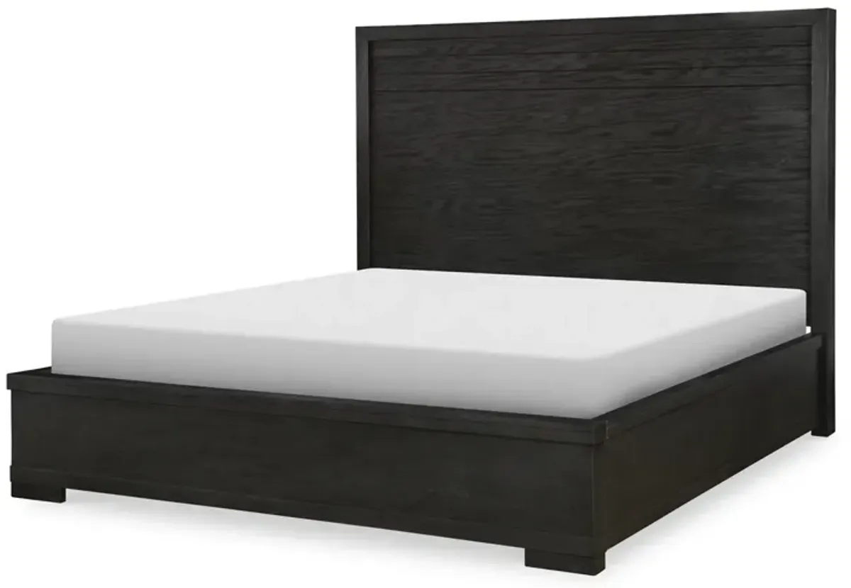 Legacy Classic Complete Panel Bed Queen Dark Oak Finish Westwood Dark