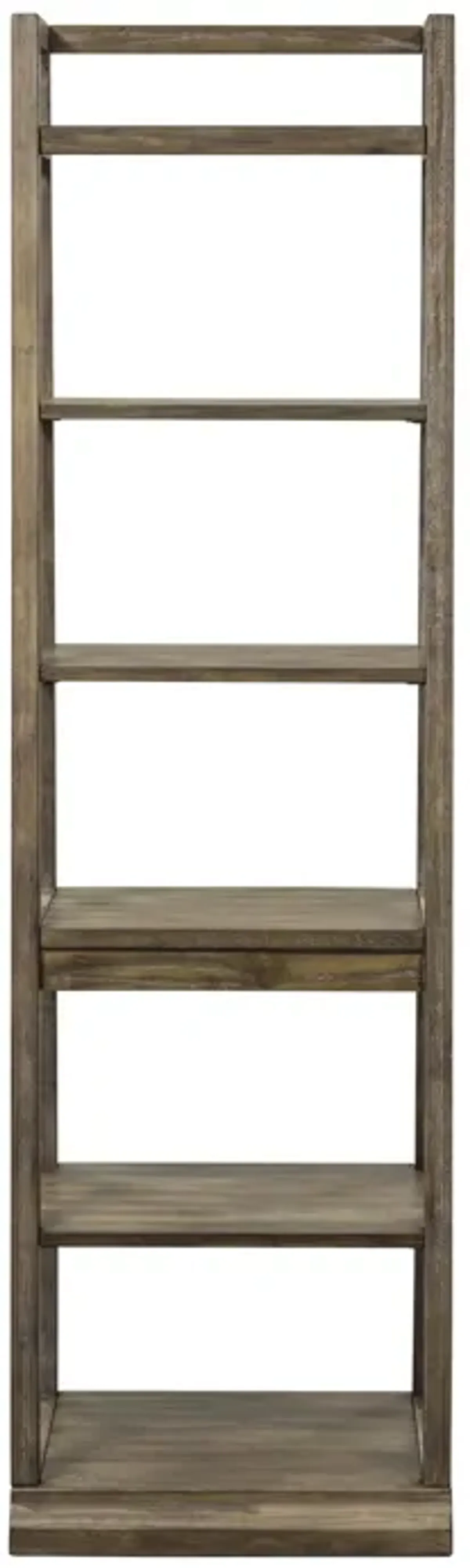 Liberty Furniture Stone Brook Rustic Saddle Executive Learning Bookcase