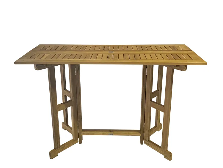 RECTANGLE OUTDOOR BAR DROP-LEAF TABLE