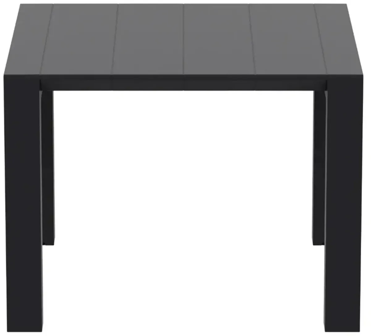 Compamia Resin Top Indoor- Outdoor Rectangular Dining Table in Black