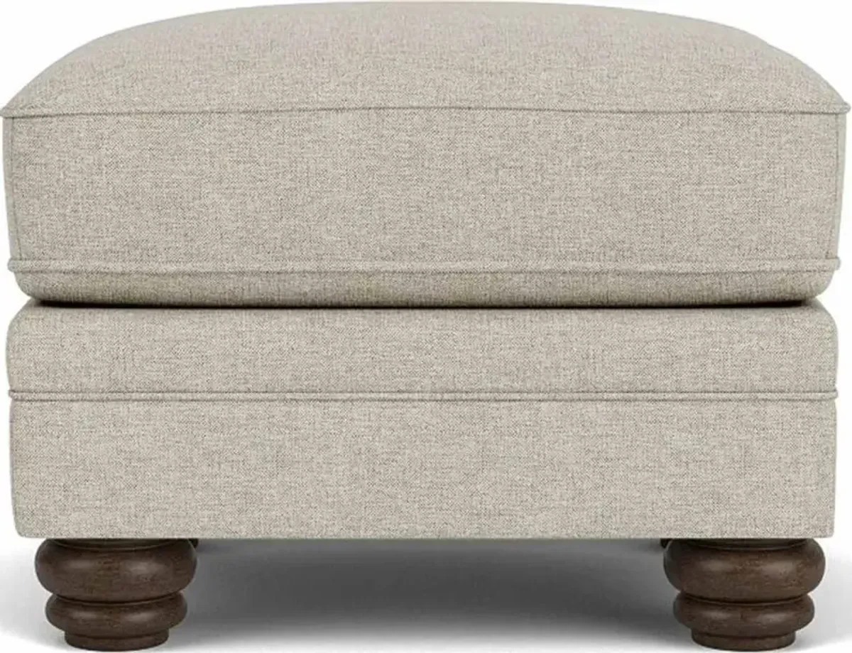 BEXLEY SILVER DRIFTWOOD OTTOMAN