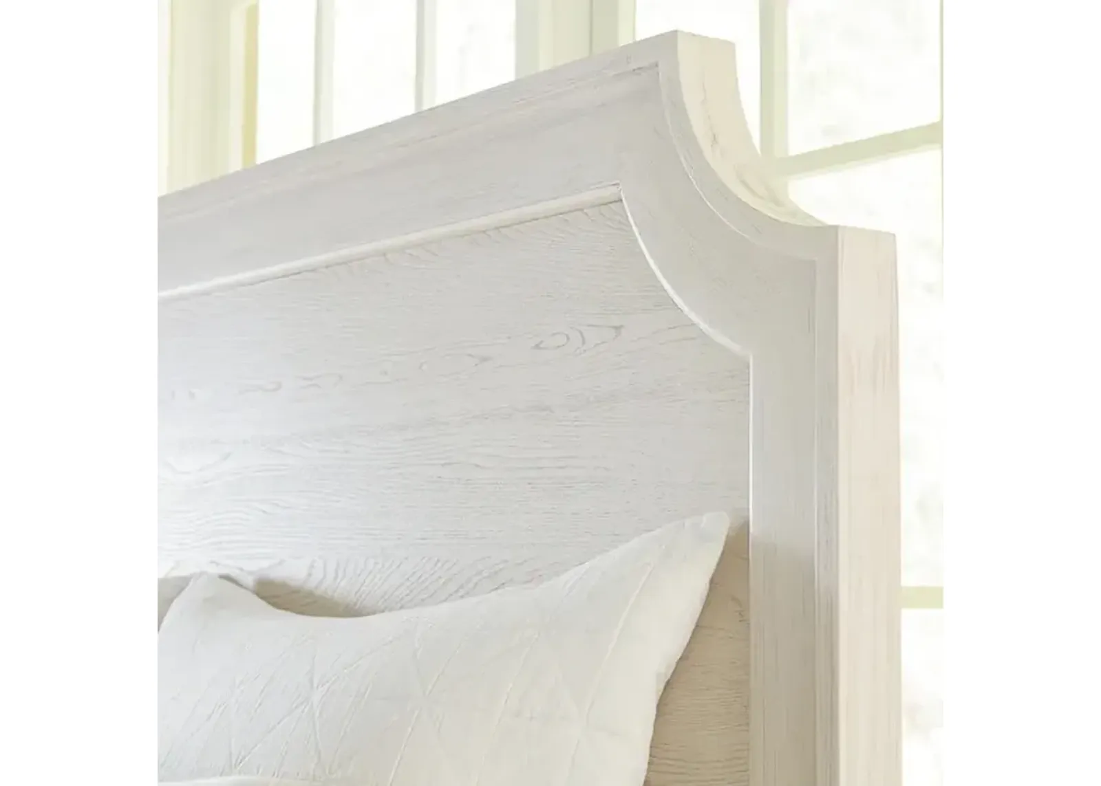 Bassett Ventura Shell White Panel Queen Headboard