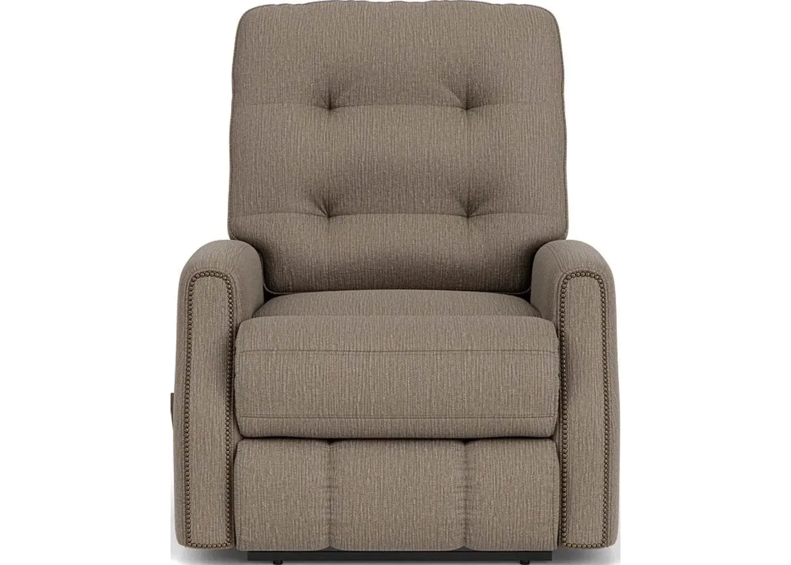 Flexsteel Devon Brown Pewter Manual Recliner