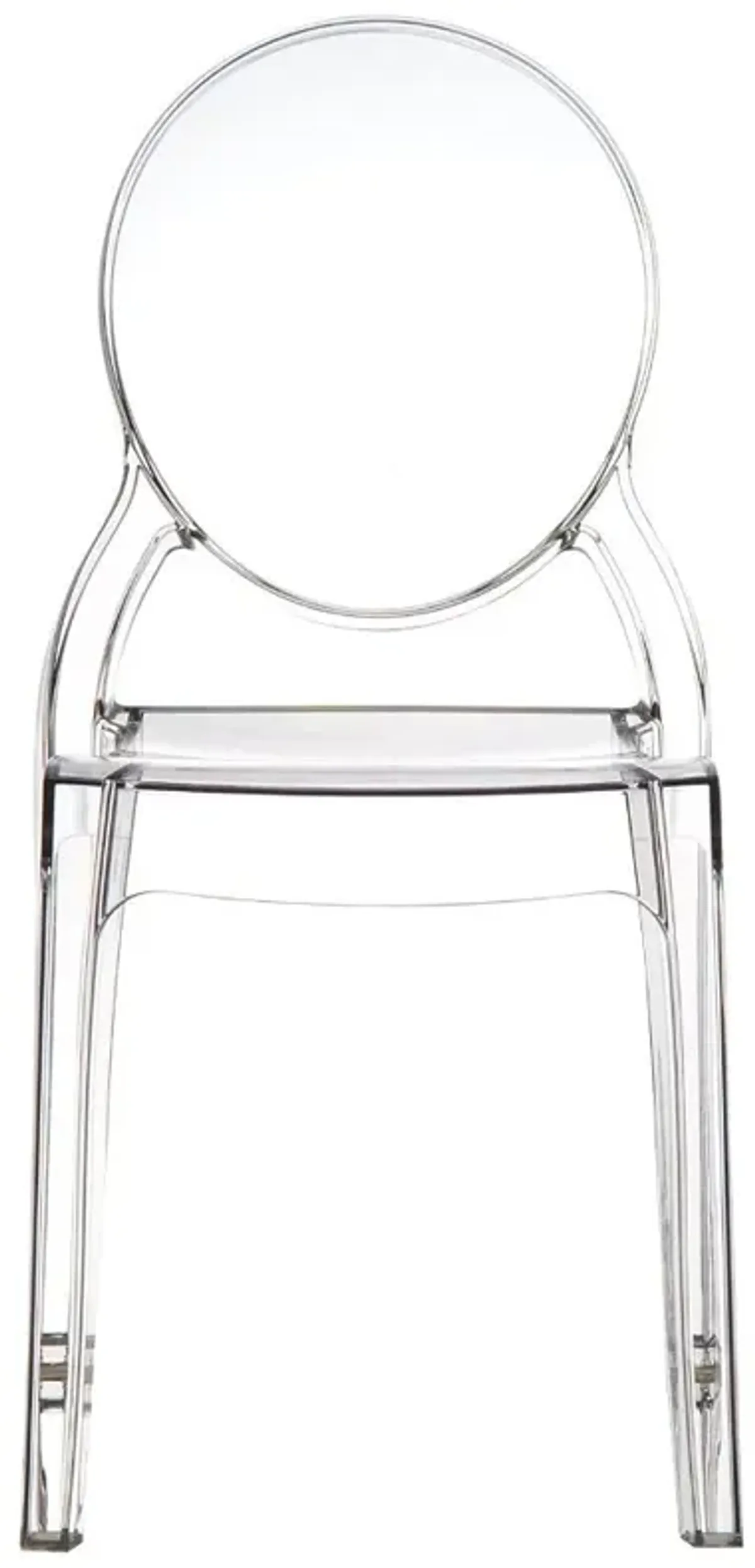 Compamia Elizabeth Polycarbonate Dining Chair Transparent Clear