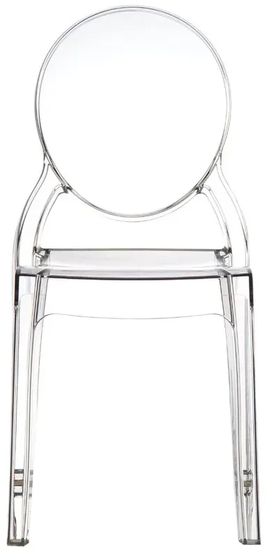 ELIZABETH POLYCARBONATE DINING CHAIR TRANSPARENT CLEAR