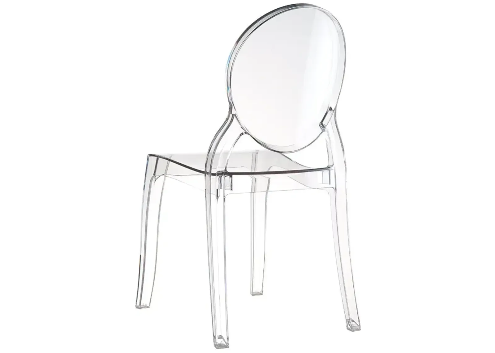 Compamia Elizabeth Polycarbonate Dining Chair Transparent Clear