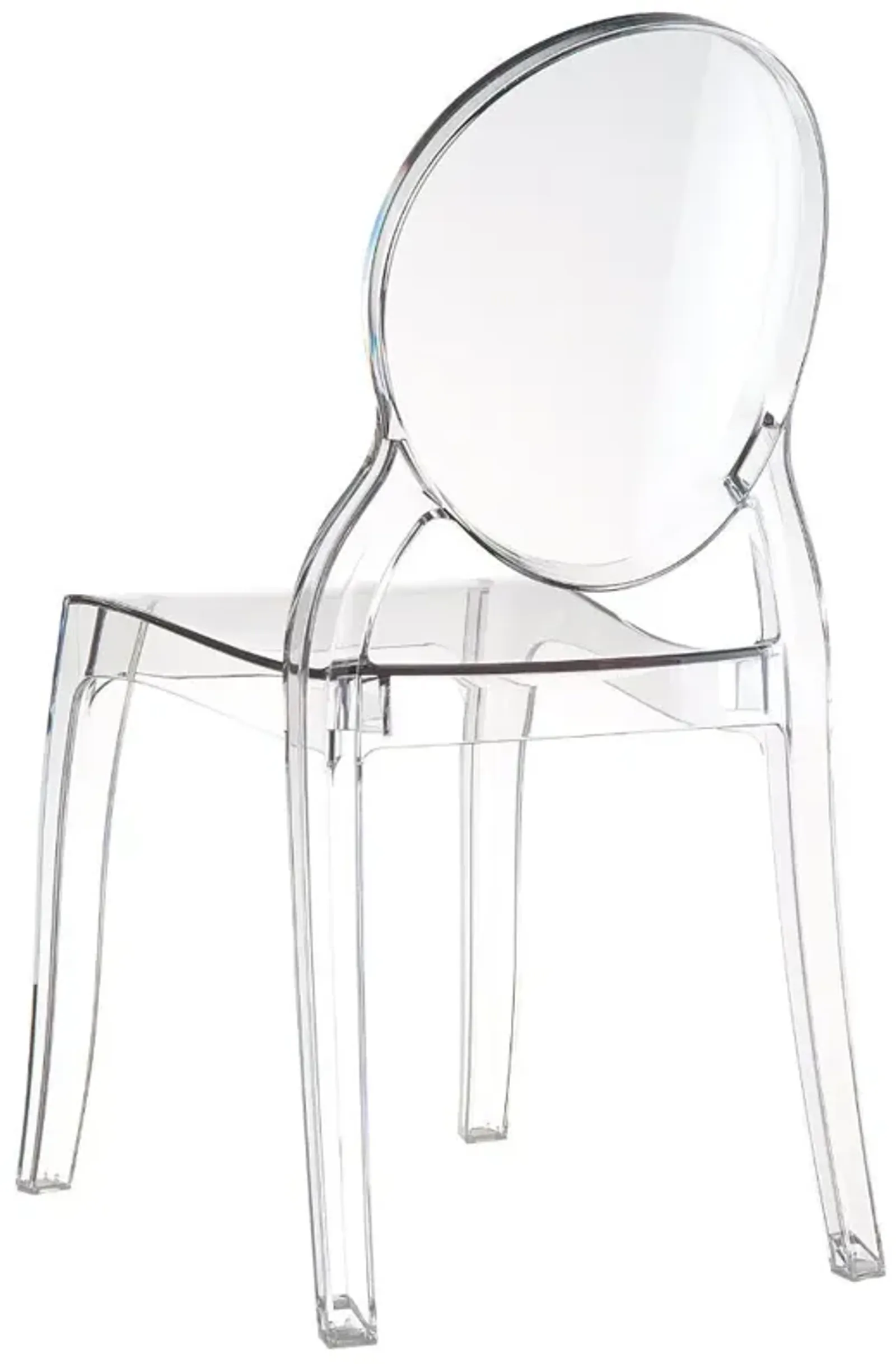 Compamia Elizabeth Polycarbonate Dining Chair Transparent Clear