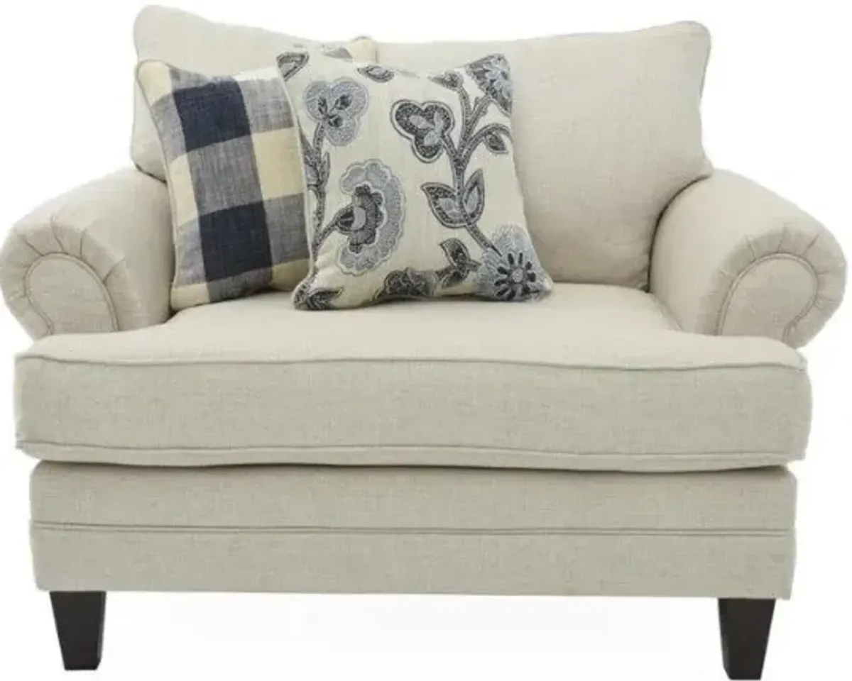 Fusion Catalina Linen Oversized Chair