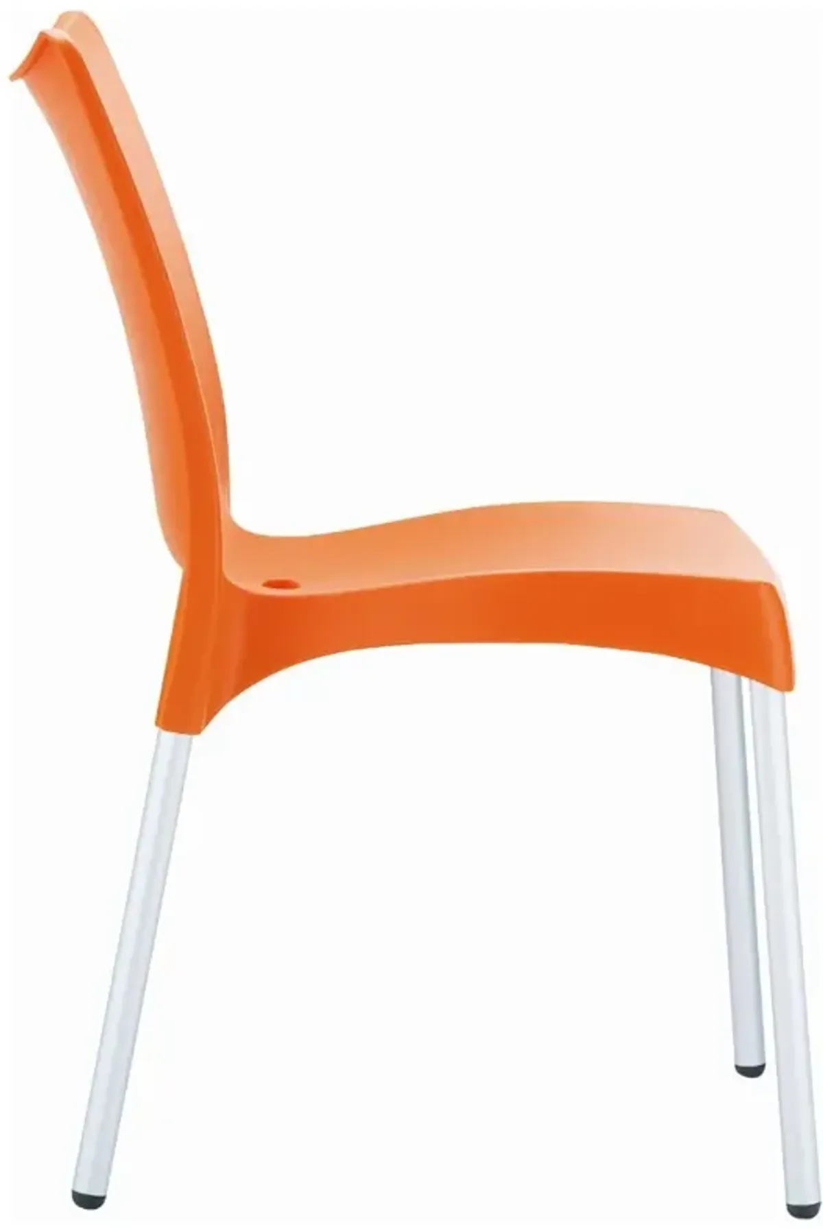 Compamia Juliette Resin Dining Chair Orange