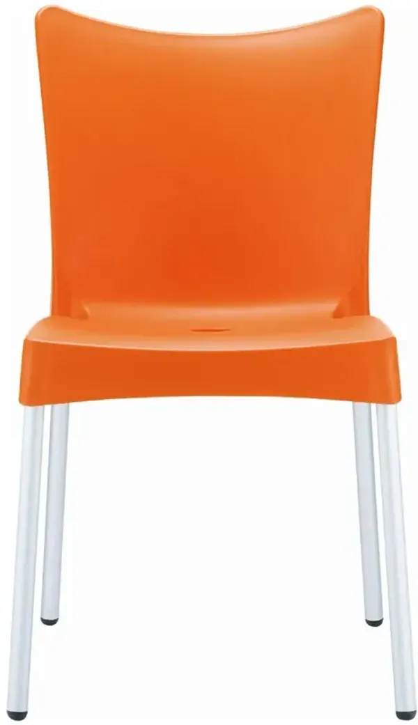 Compamia Juliette Resin Dining Chair Orange