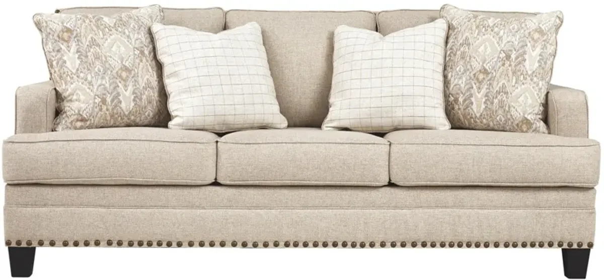 Ashley Claredon Sofa Linen Benchcraft