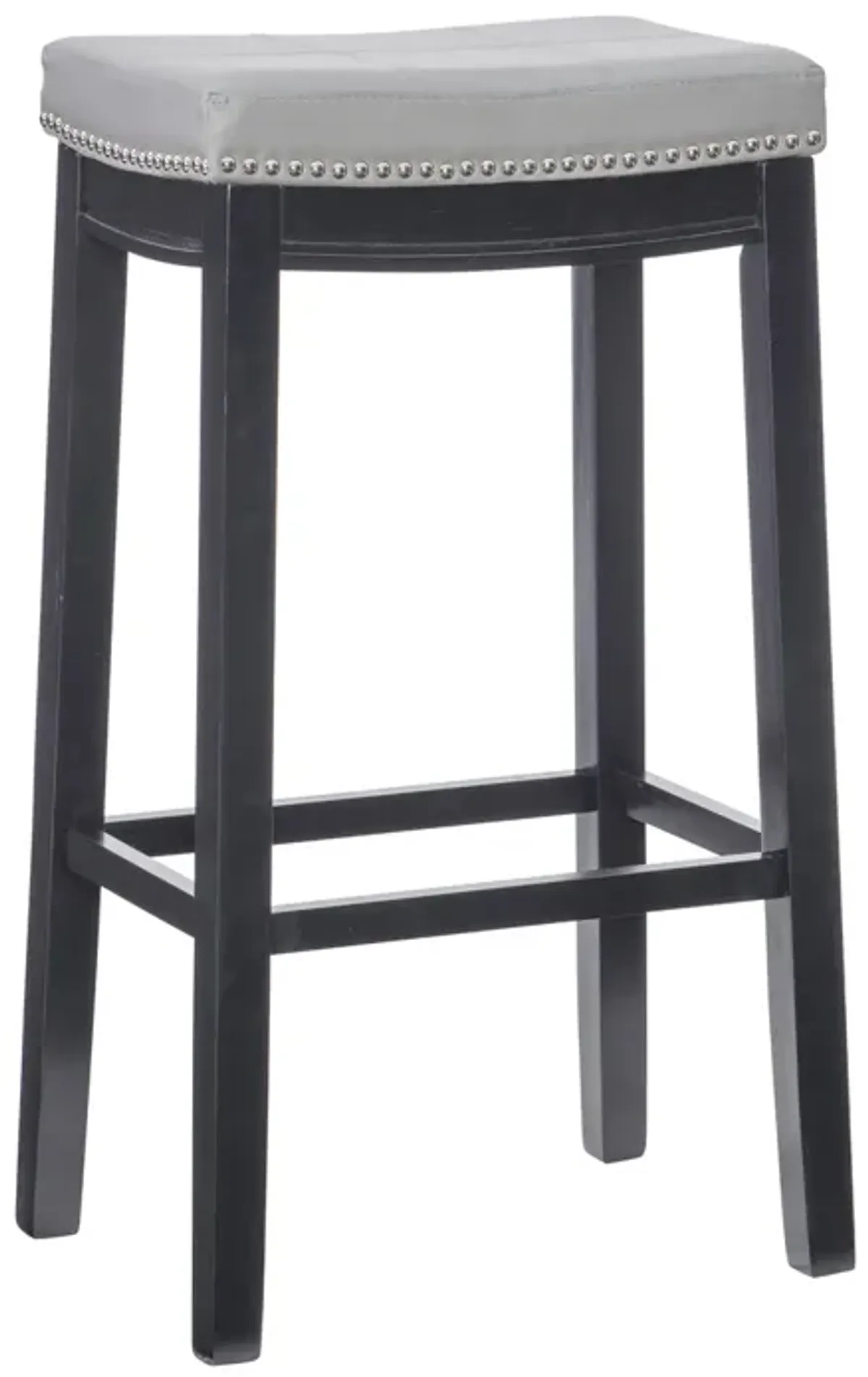 Linon Claridge Gray Bar Stool