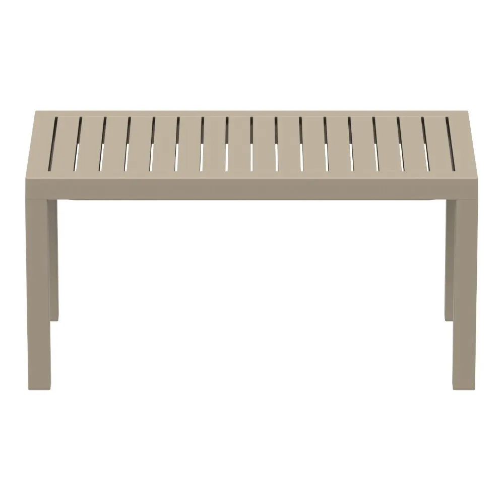 OCEAN RECTANGLE COFEE TABLE TAUPE
