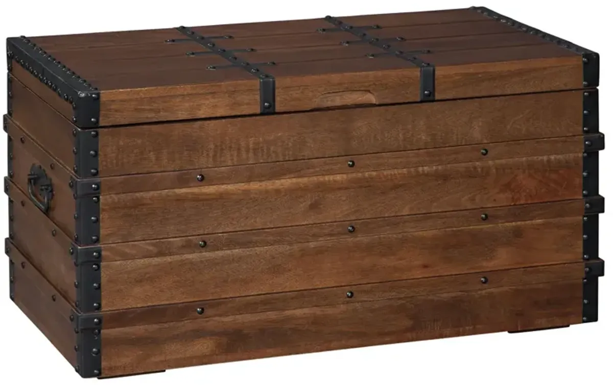 Ashley Kettleby Brown Storage Trunk