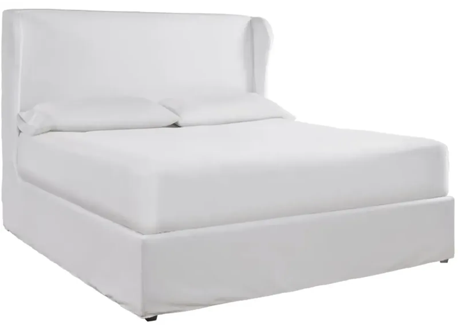 Universal Modern Farmhouse Delancey Easy Street Snow King Bed