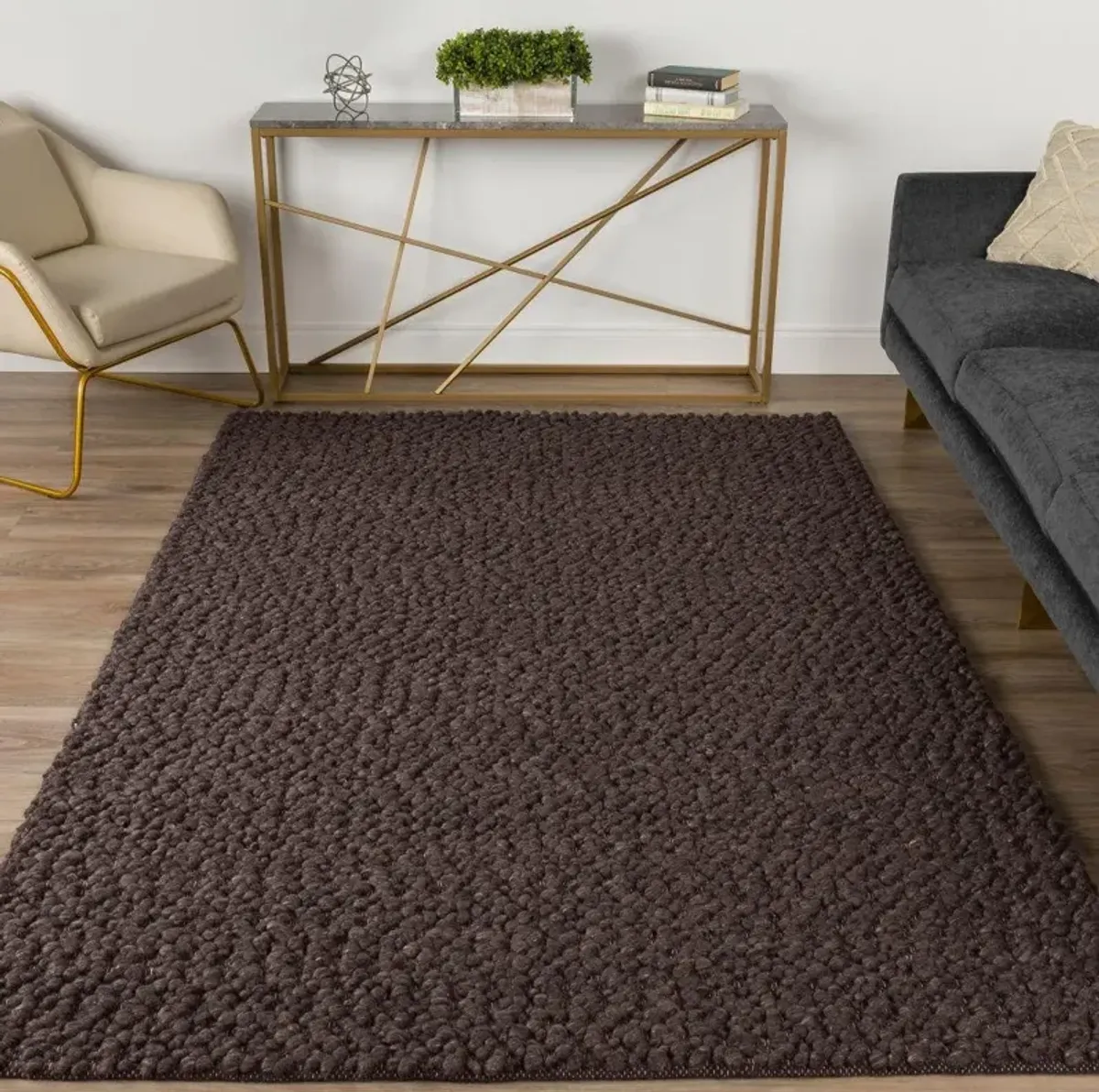 Dalyn Gorbea Chocolate 5'X8' Area Rug