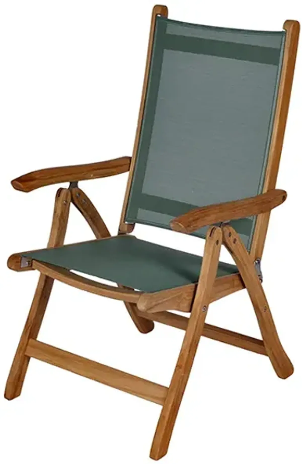 Royal Teak Florida Outdoor Moss Green Sling Chair