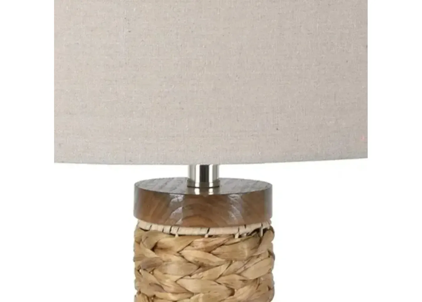 Crestview Captiva Bay Beige/Brown Table Lamp