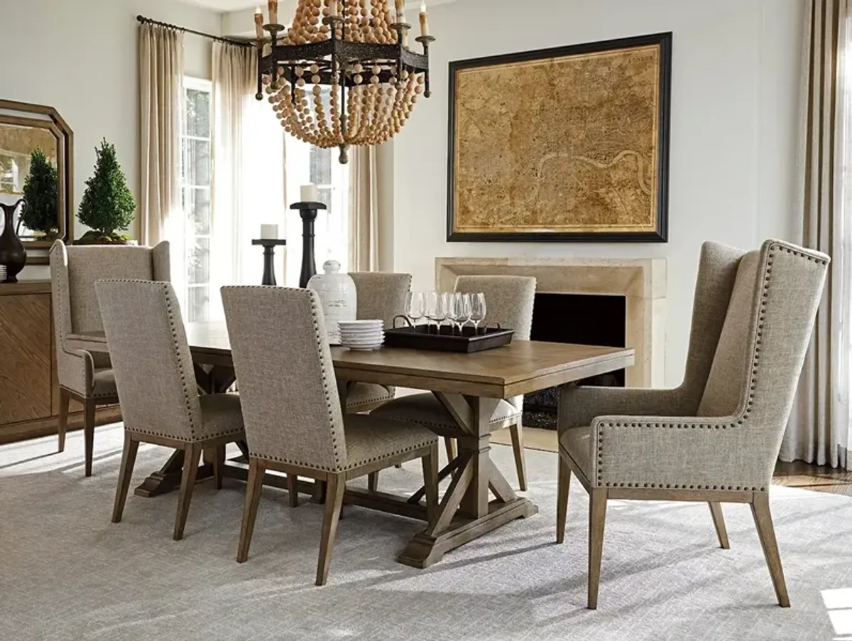 Tommy Bahama Home by Lexington Cypress Point Pierpoint Double Pedestal Dining Table