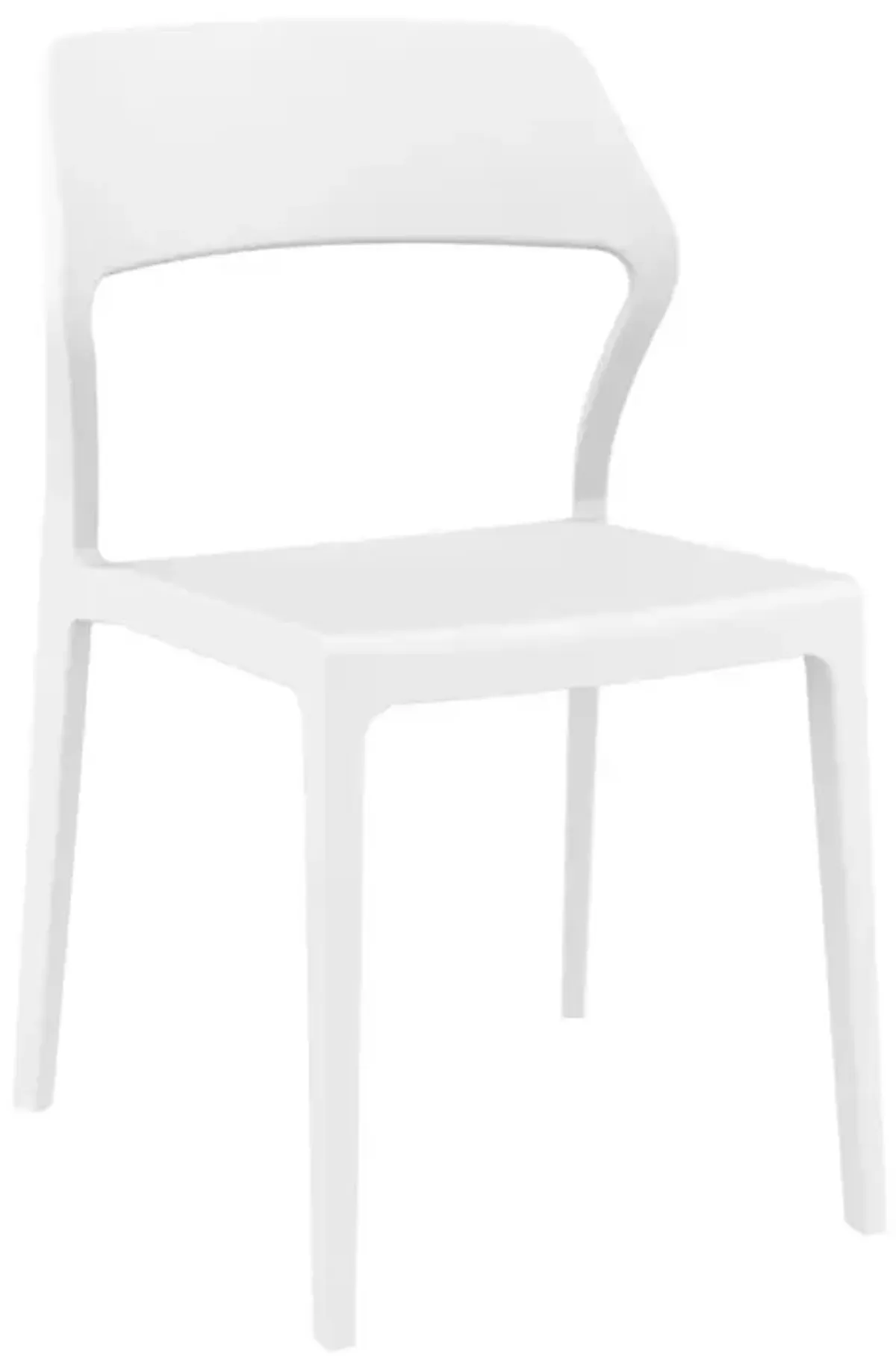 Compamia Snow Dining Set with 2 Chairs White