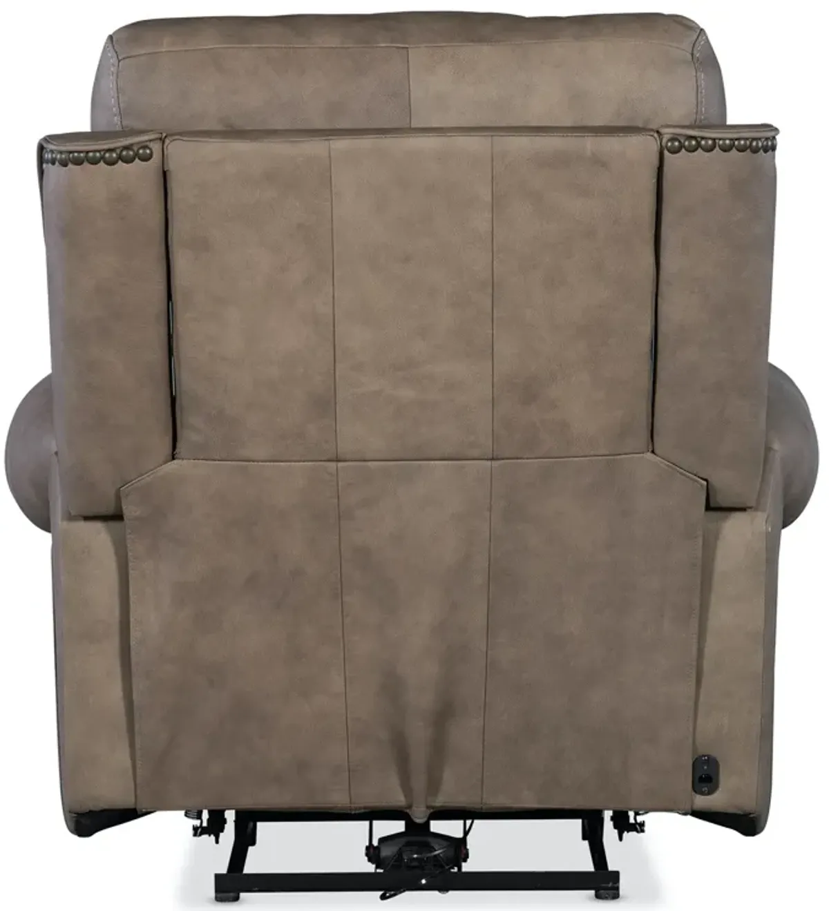 DUNCAN KALAHARI CAMEL POWER LEATHER RECLINER WITH POWER HEADREST & LUMBAR