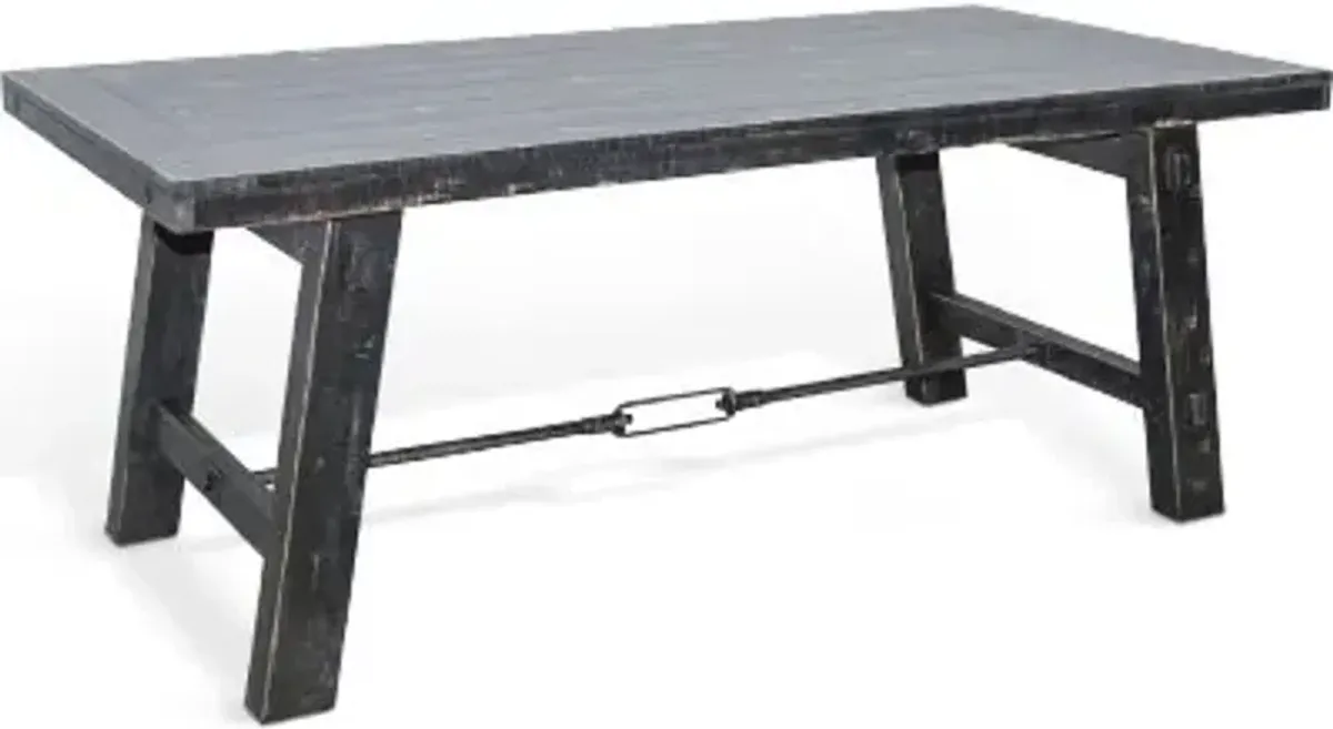 Sunny Designs Marina Black Sand Dining Table