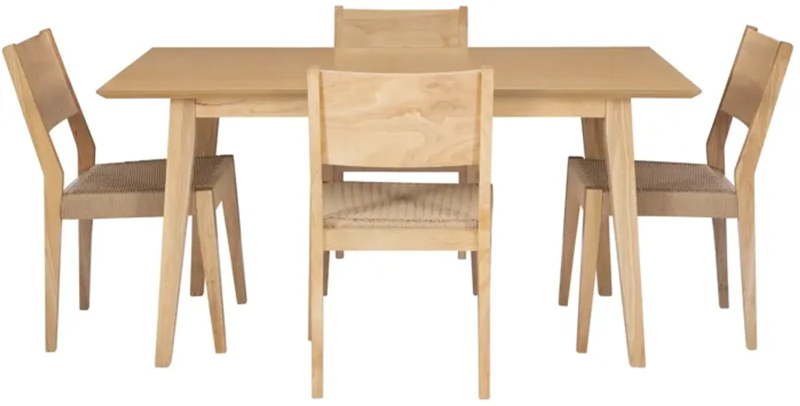 Powell Cadence 5-Piece Dining Set Natural