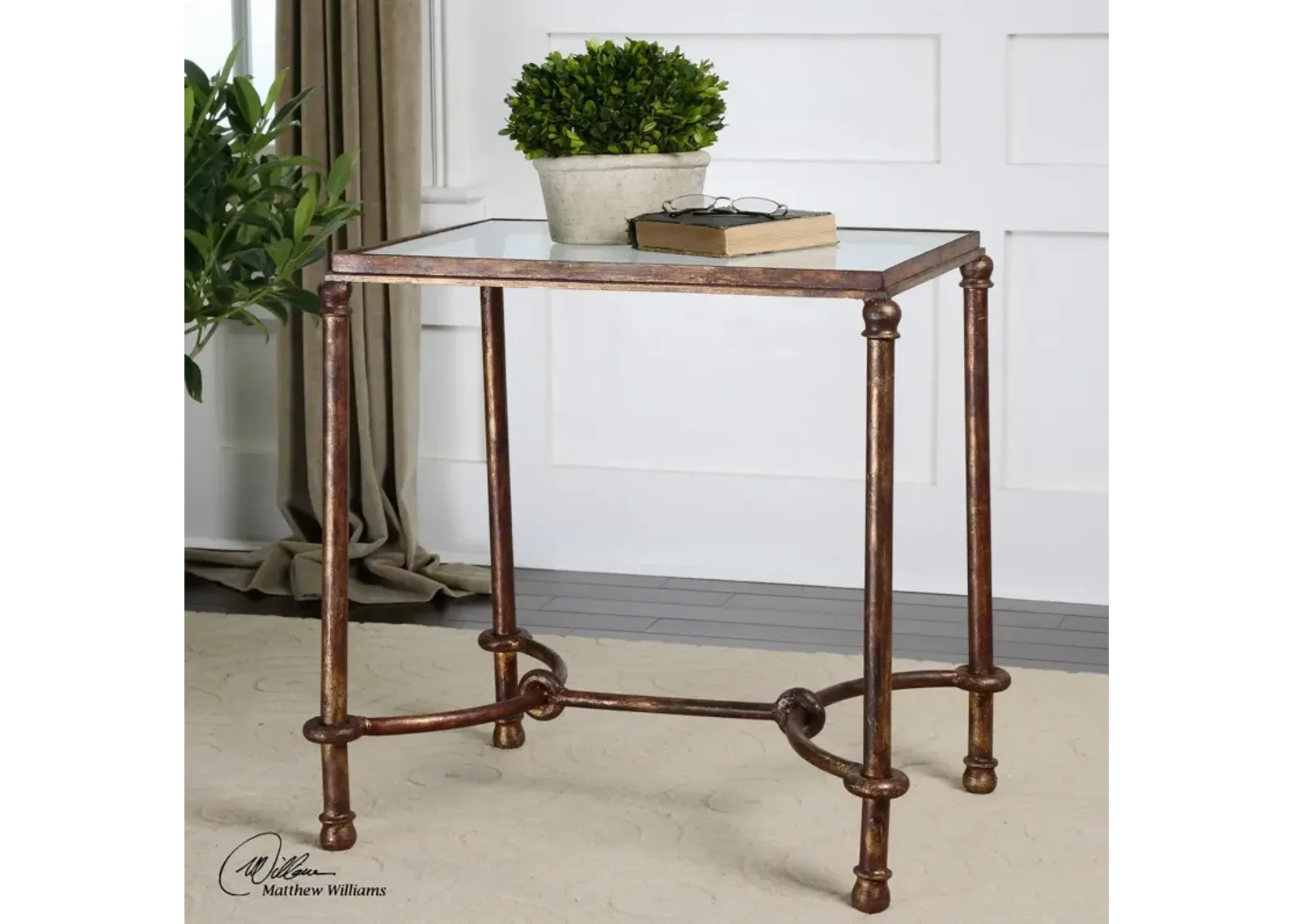 Uttermost Warring End Table