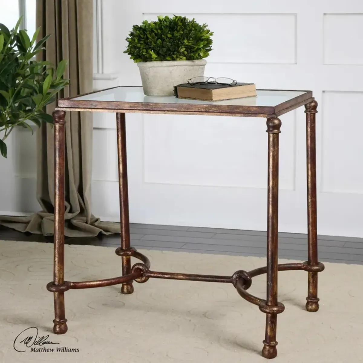 Uttermost Warring End Table