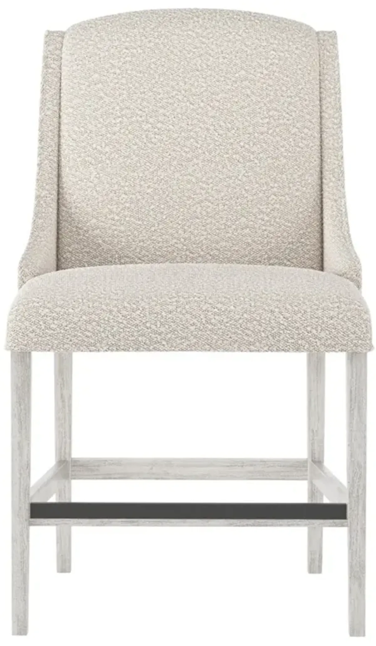 Bernhardt Slope Wire-Brushed Fabric Counter Stool