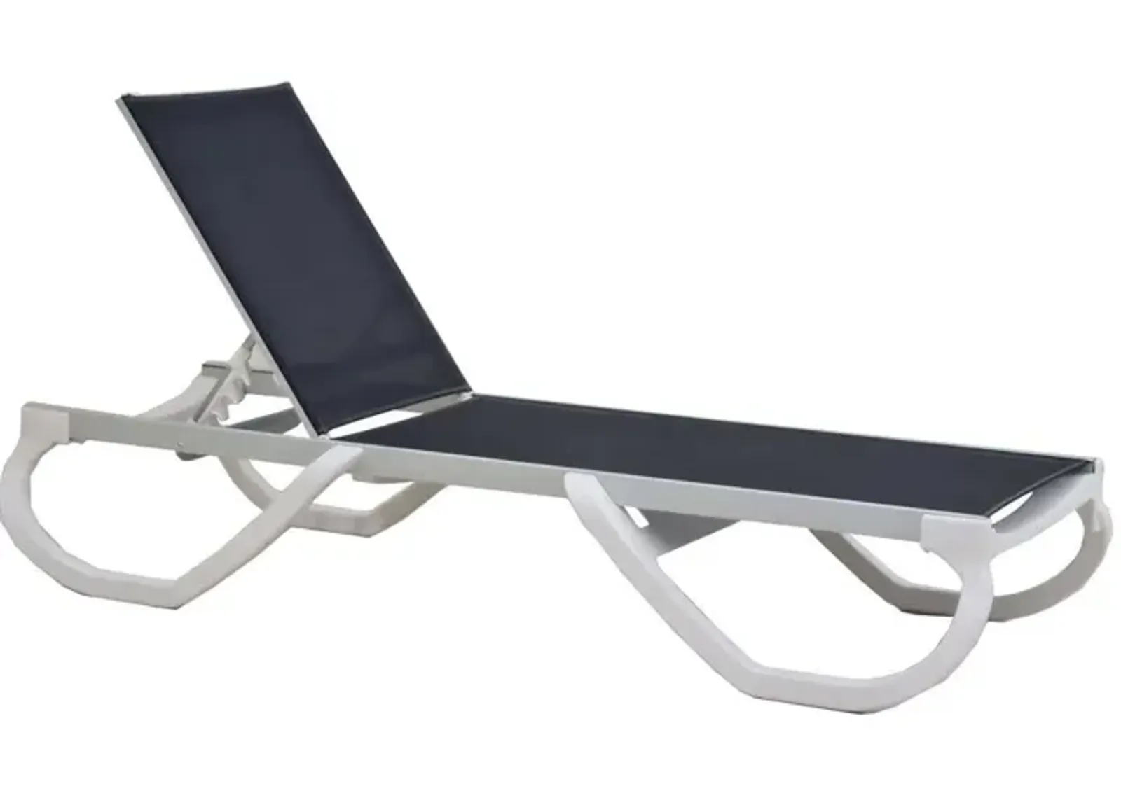 Rainbow Outdoor Panama Chaise Lounge in Anthracite