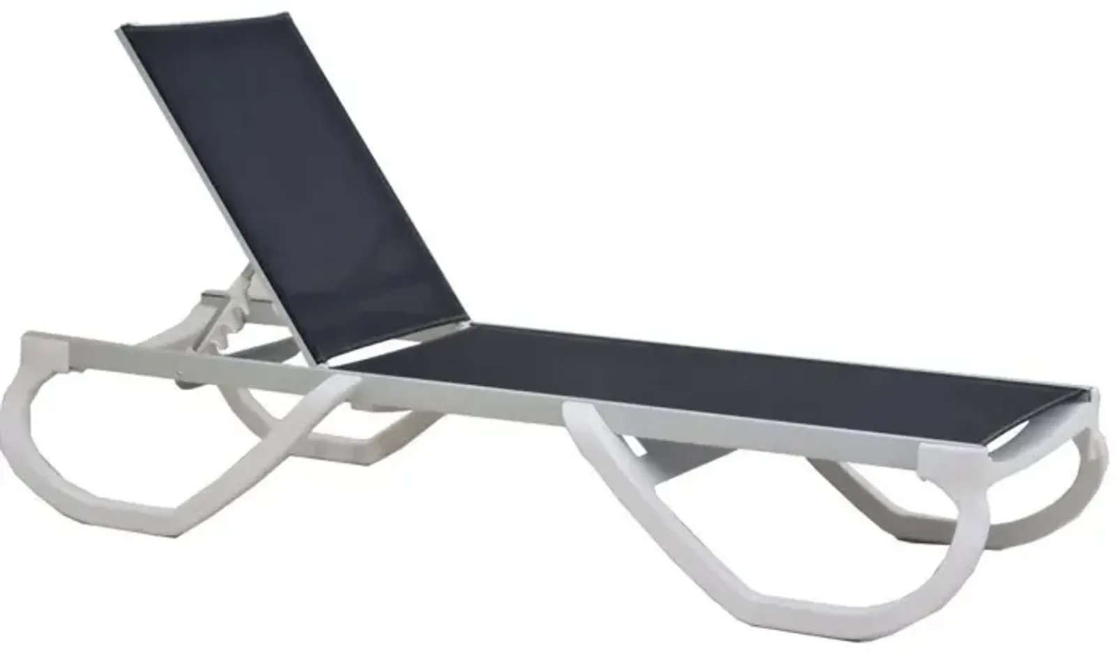 Rainbow Outdoor Panama Chaise Lounge in Anthracite