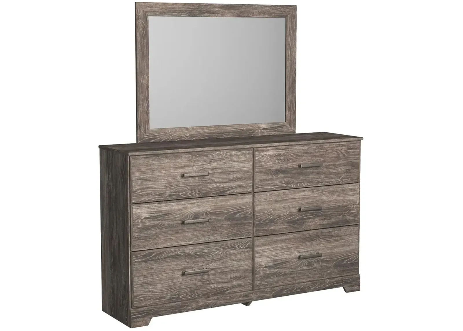 Ashley Ralinksi Gray Dresser & Mirror