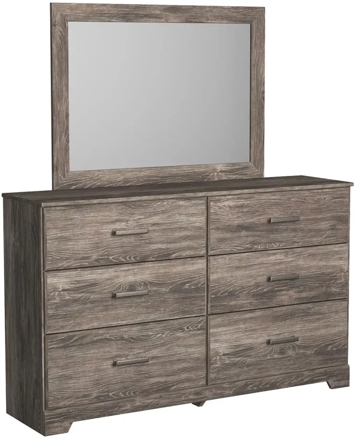 Ashley Ralinksi Gray Dresser & Mirror