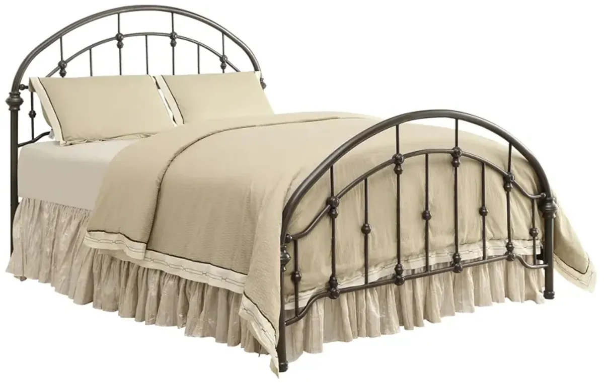 Coaster Rowan Metal Queen Open Frame Bed Dark Bronze