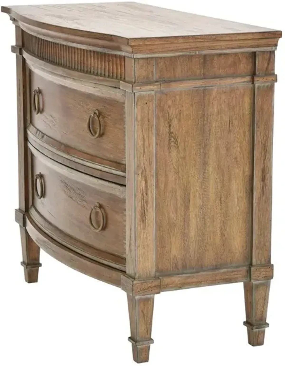 Noble Furniture Camelot Dresser 2-Drawer Nightstand in Beachwood Finish