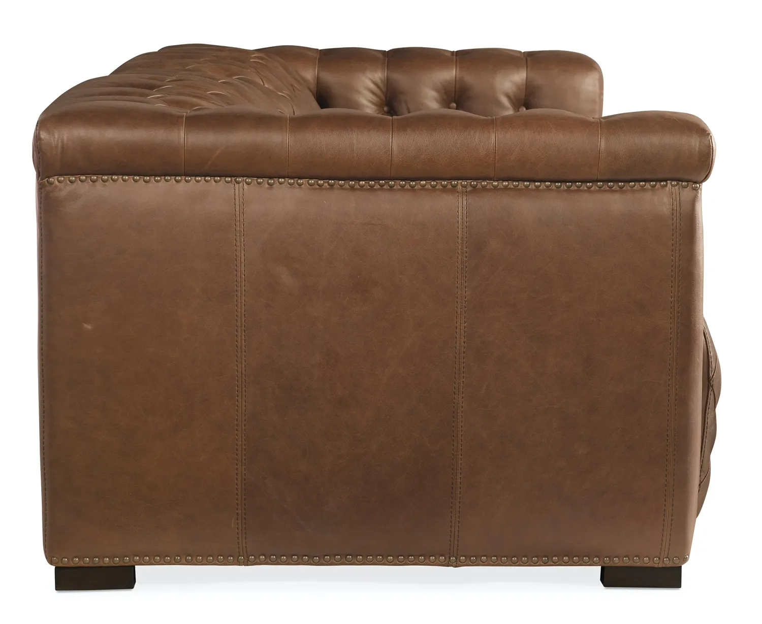 SAVION SADDLEBAG LODGE LEATHER SOFA WITH POWER RECLINING POWER HEADREST