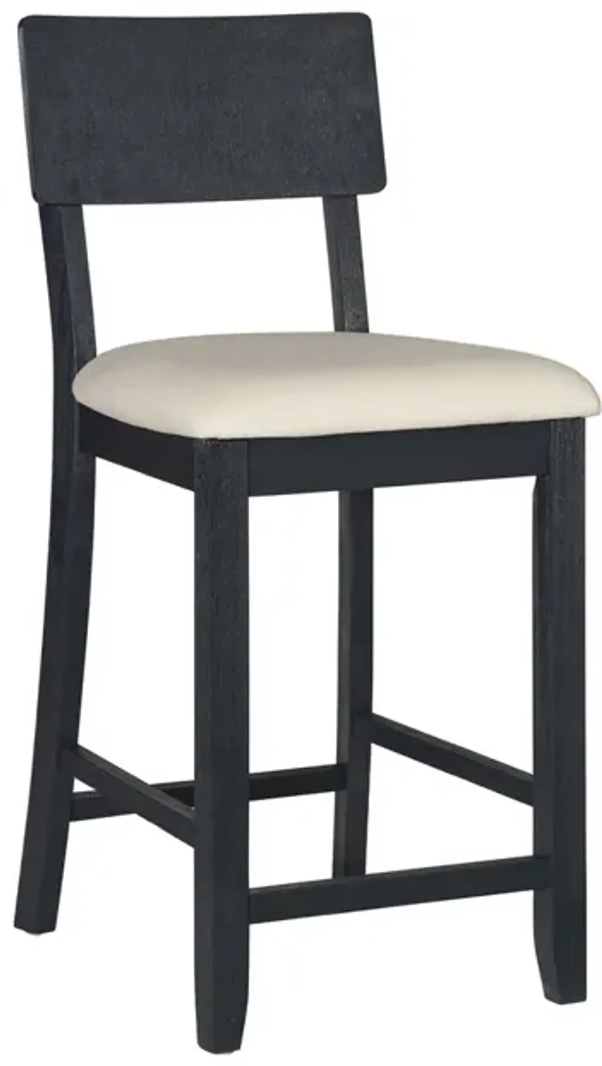 Linon Jorissen Counter Stool Dark Charcoal