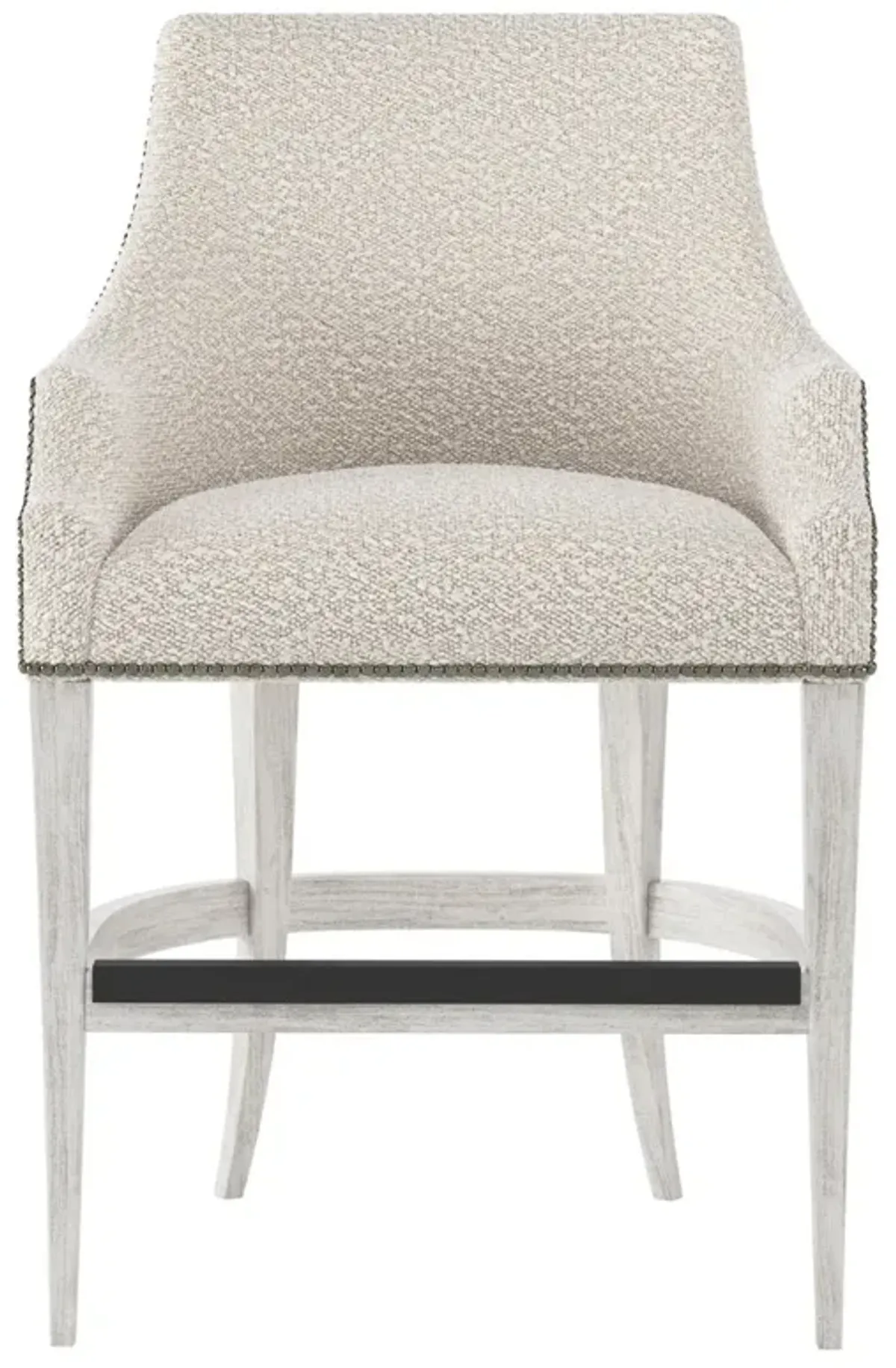 Bernhardt Keeley Upholstered Fabric Counter Stool