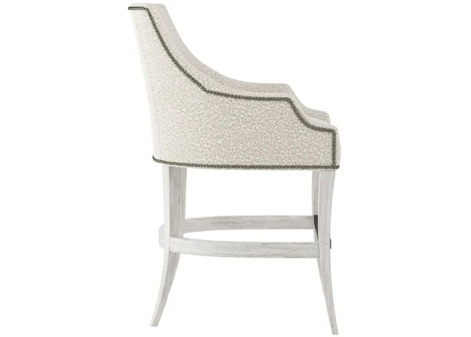 Bernhardt Keeley Upholstered Fabric Counter Stool