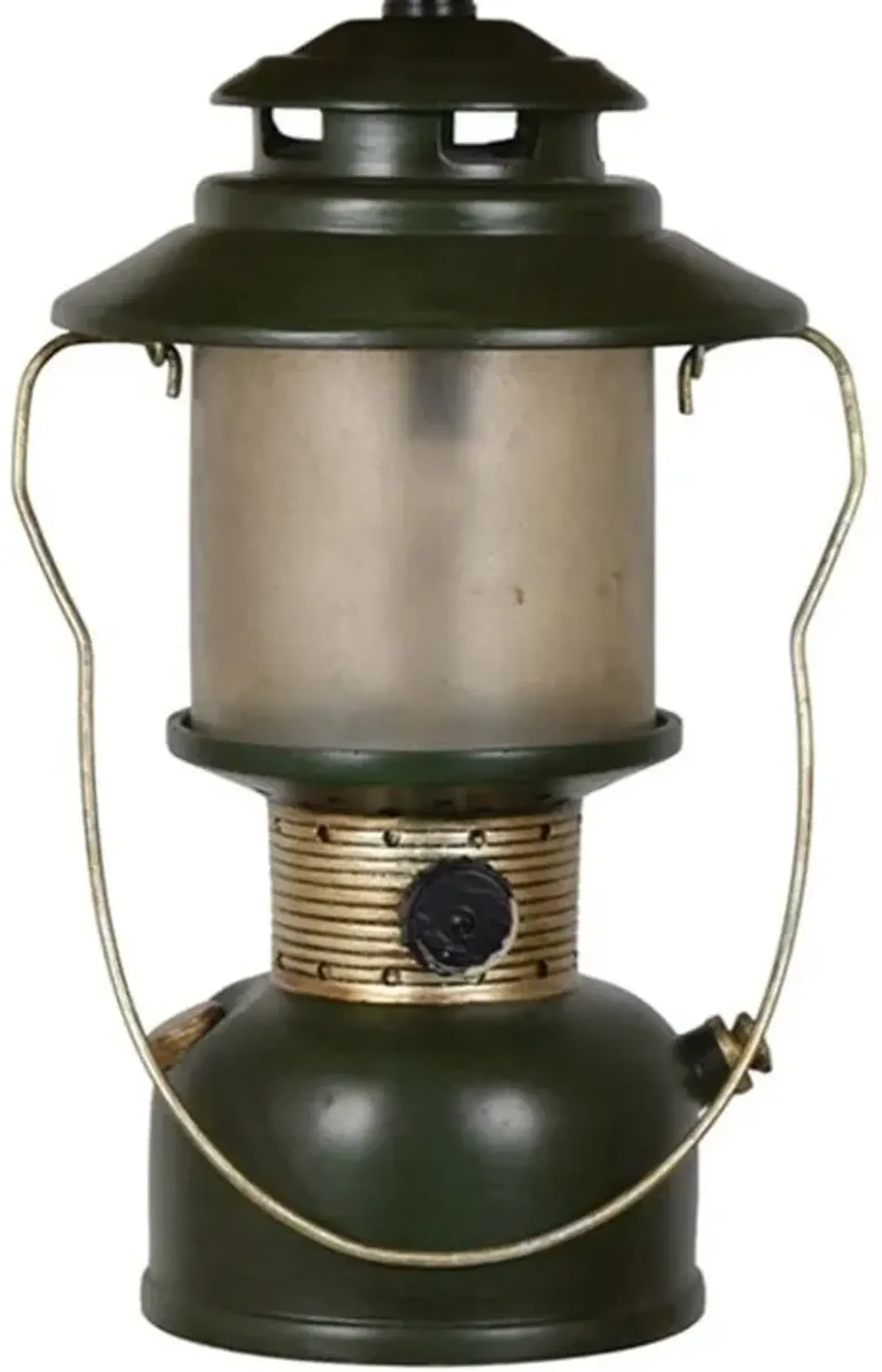 Crestview Camp Lantern Camp Green Lantern Lamp