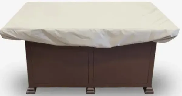 Treasure Garden Rectangle Champagne Fire Pit Cover