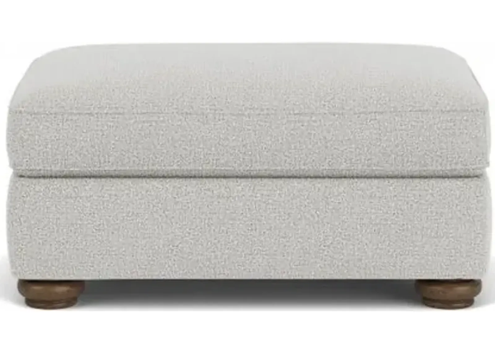 Flexsteel Preston Silver Glacier Ottoman